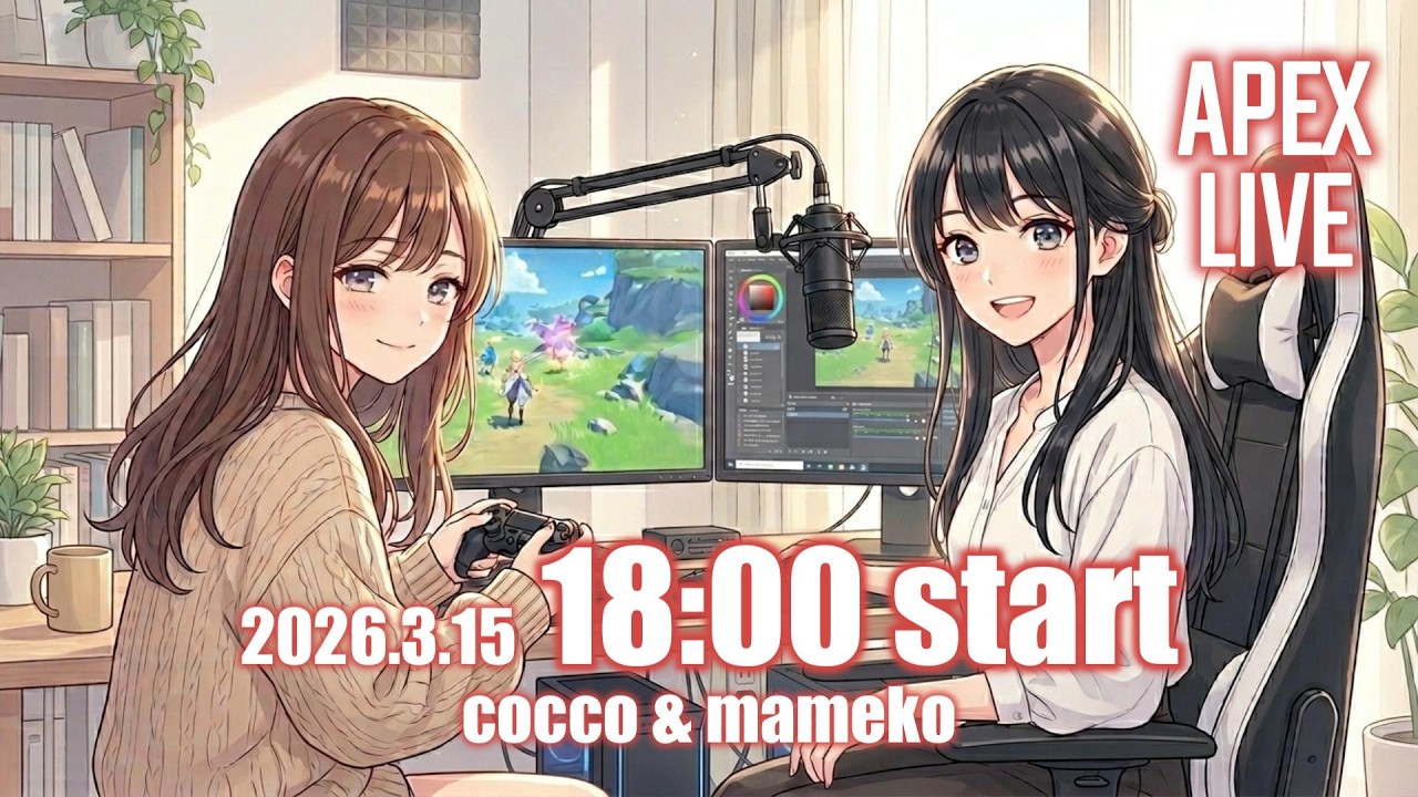 【APEX LEGENDS／APEX女子】２人で頑張ります！よろしくお願いします(⋈◍＞◡＜◍)。✧♡