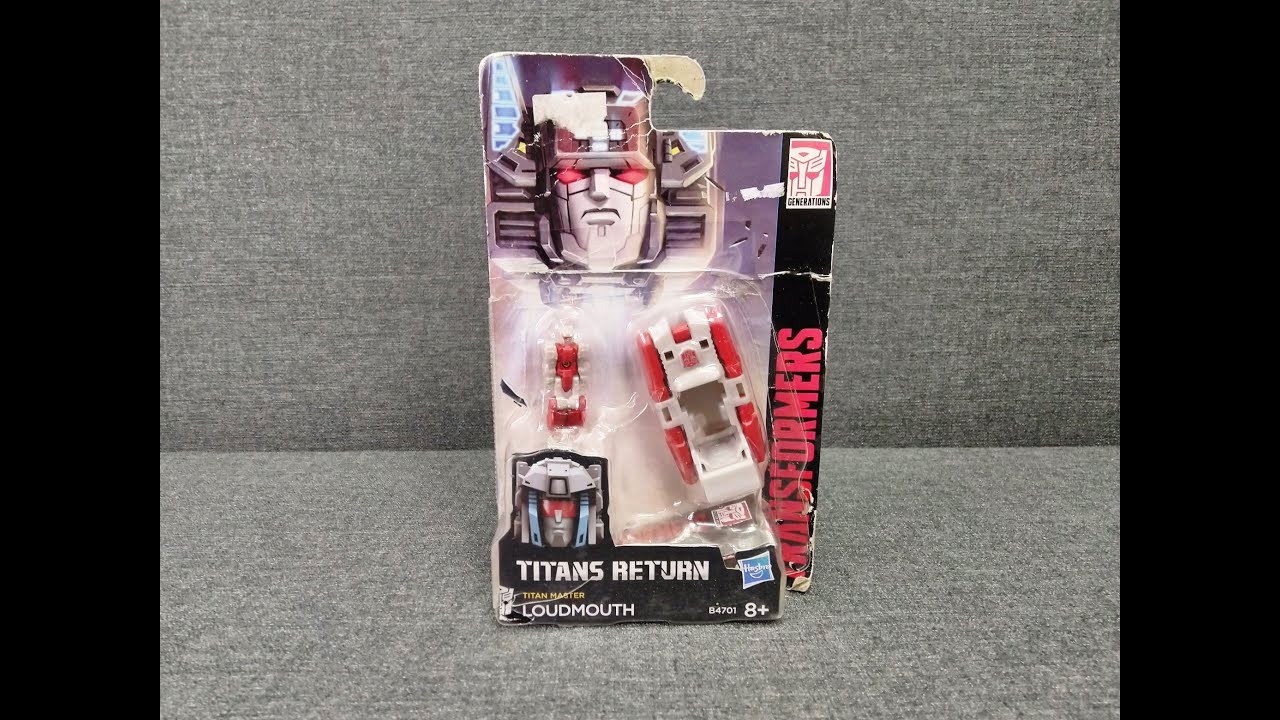 Обзор трансформера Loudmouth - Titans Return - Titan Master - Hasbro. Музей Р-ТФ.