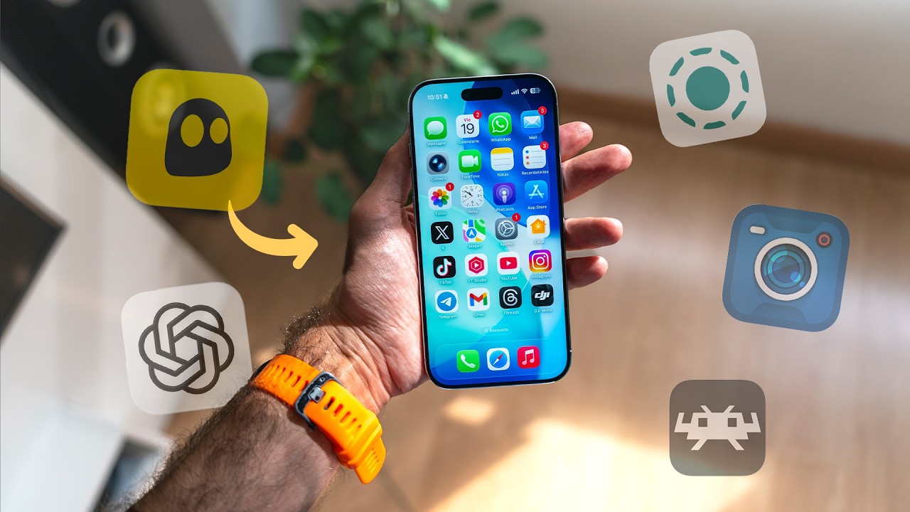 Mis 5 Apps Imprescindibles para mi  iPhone 17 Pro📲🍎