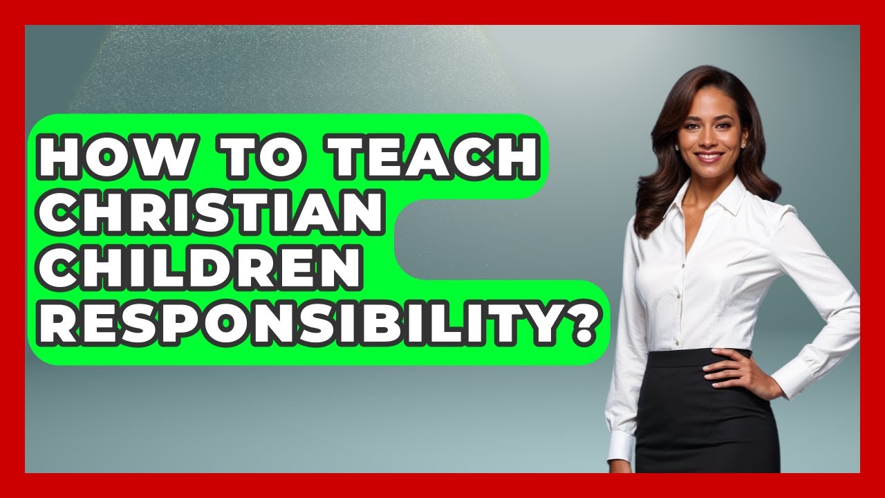 How To Teach Christian Children Responsibility? - Raising Christian Children