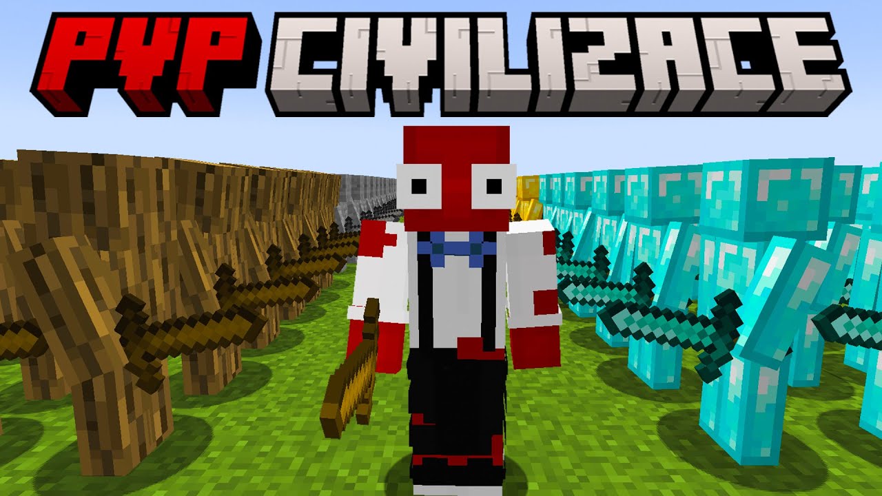Přežil Jsem PVP CIVILIZACI v Minecraftu