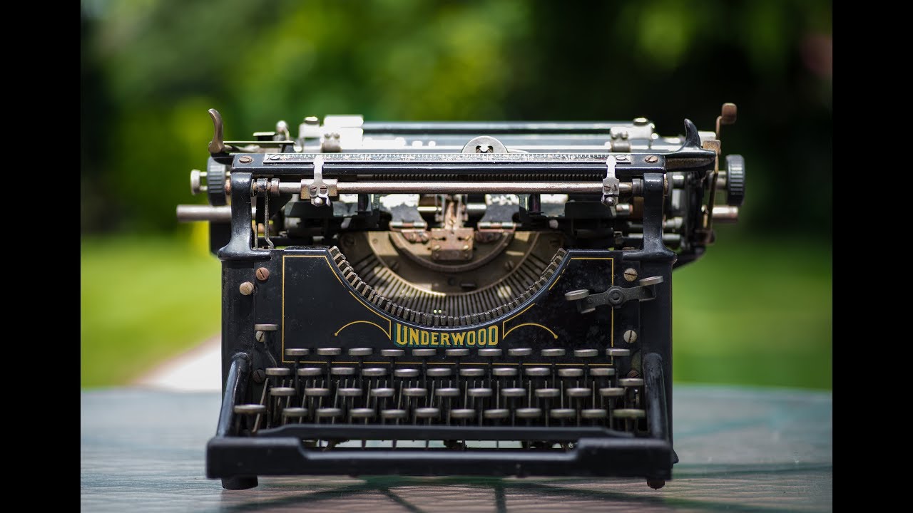 1919 Underwood No. 5 Typewriter FOUND IN TRASH!