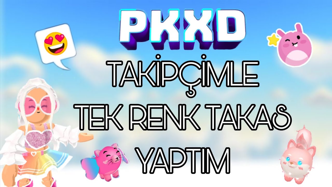 PK XD TAKİPÇİM İLE TEK RENK PET TAKASI YAPTIM//PEMBE VE MAVİ