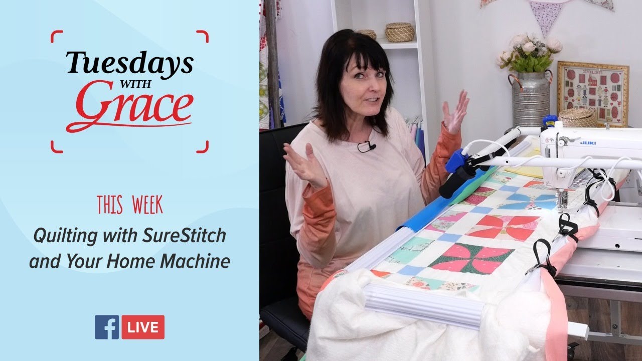 Tuesdays with Grace: Quilting with SureStitch and Your Home Machine