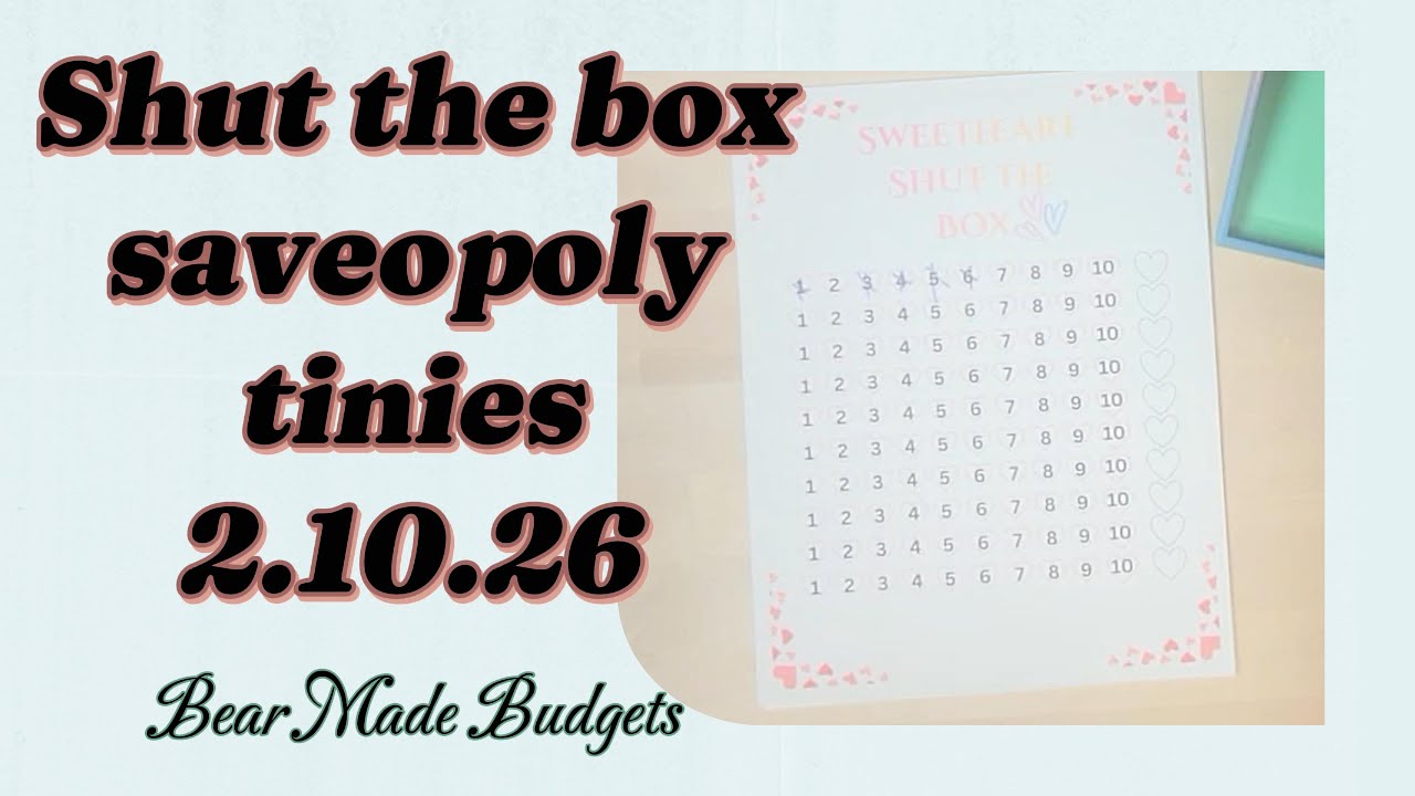 Shut the box Saveoploy tines 2 10 26
