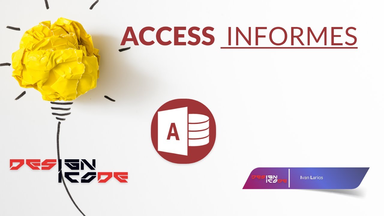 Curso de Access - Informes | Designicode