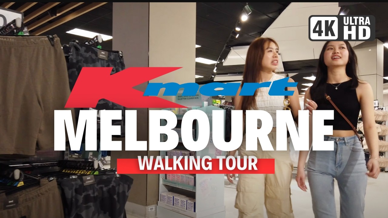 KMart Melbourne CBD walking tour | 4k Walk | Kmart Australia