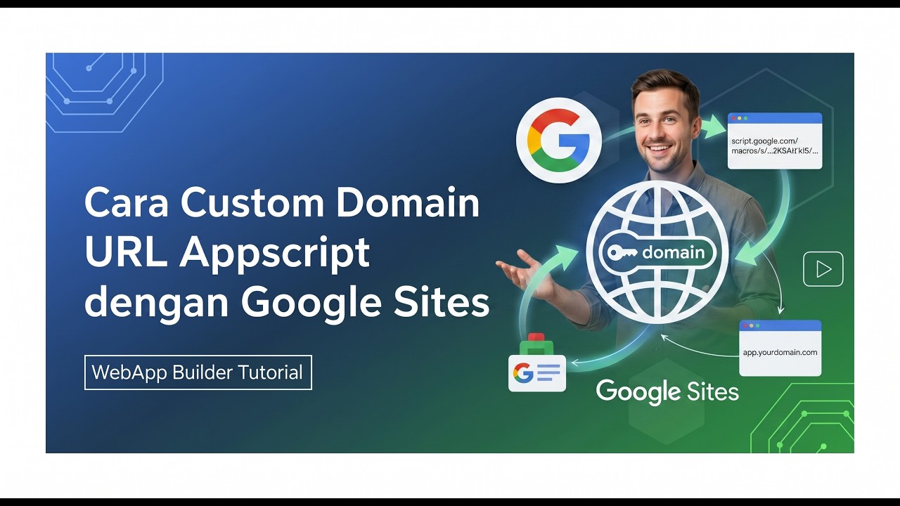 Cara Custom Domain URL Appscript dengan Google Sites