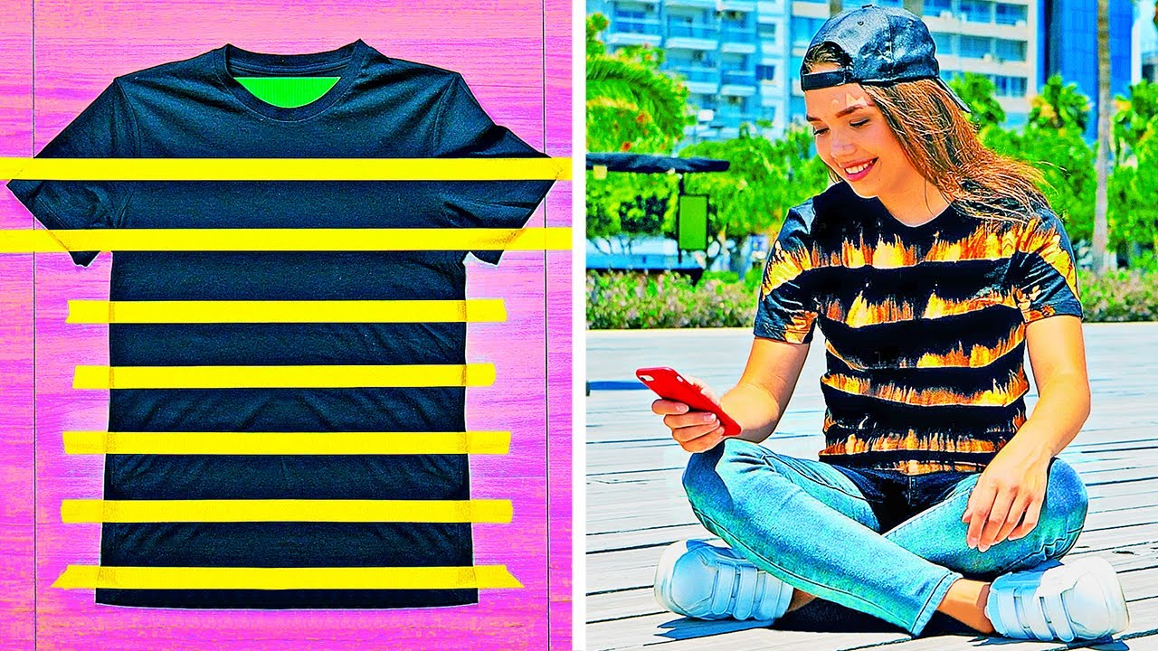 28 BRILLIANT BLEACH CLOTHING DIYs AND OUTFIT LIFE HACKS