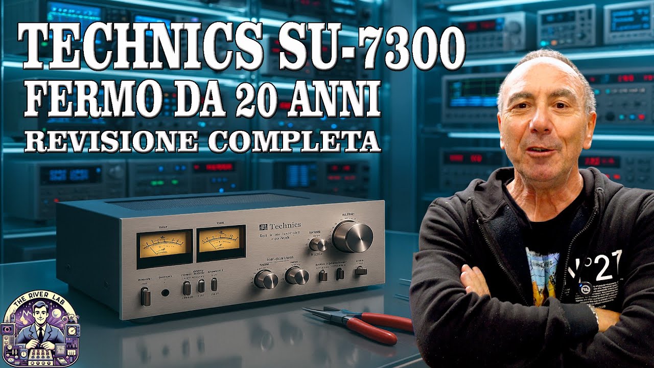 143 REVISIONO UN TECHNICS SU-7300 FERMO DA VENTI ANNI #vintage #elettronica #audio