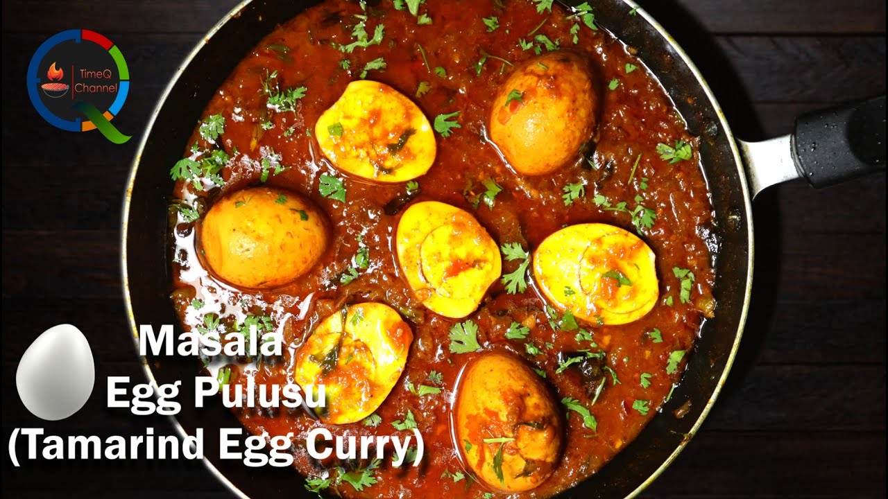 Masala Egg Pulusu || 🥚 Tamarind Egg Masala Curry 🥚 || Simple & Tasty Egg Gravy || Egg Curry