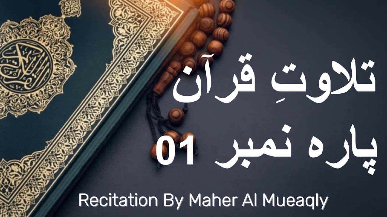 Beautiful Quran Recitation | Para 01 in the Voice of Maher Al Mueaqly