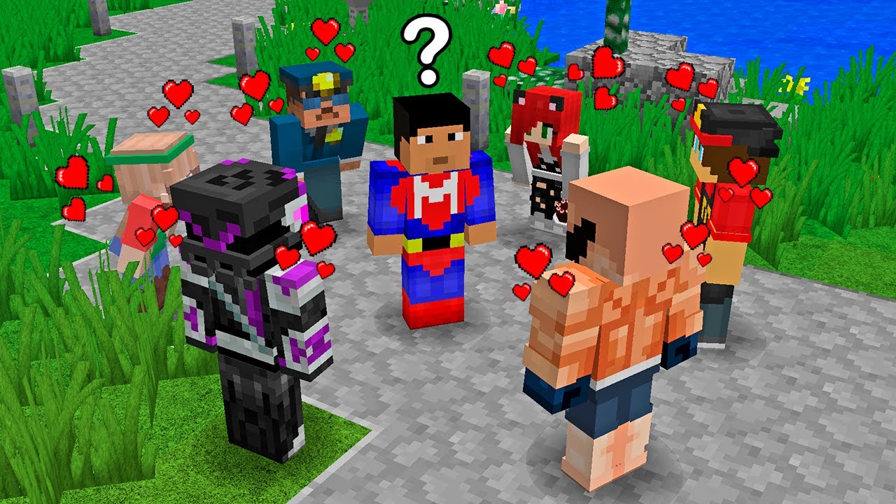TODO EL MUNDO SE ENAMORA DE MÍ EN MINECRAFT TROLL 😍