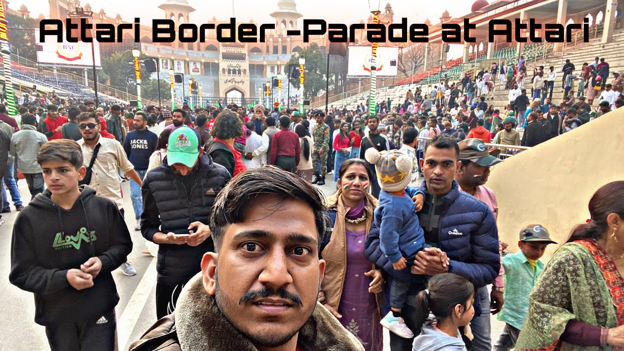 India Pakistan High-voltage ⚡ Parade At Attari Border. #wagahborder #attari #wagahborderceremony 
