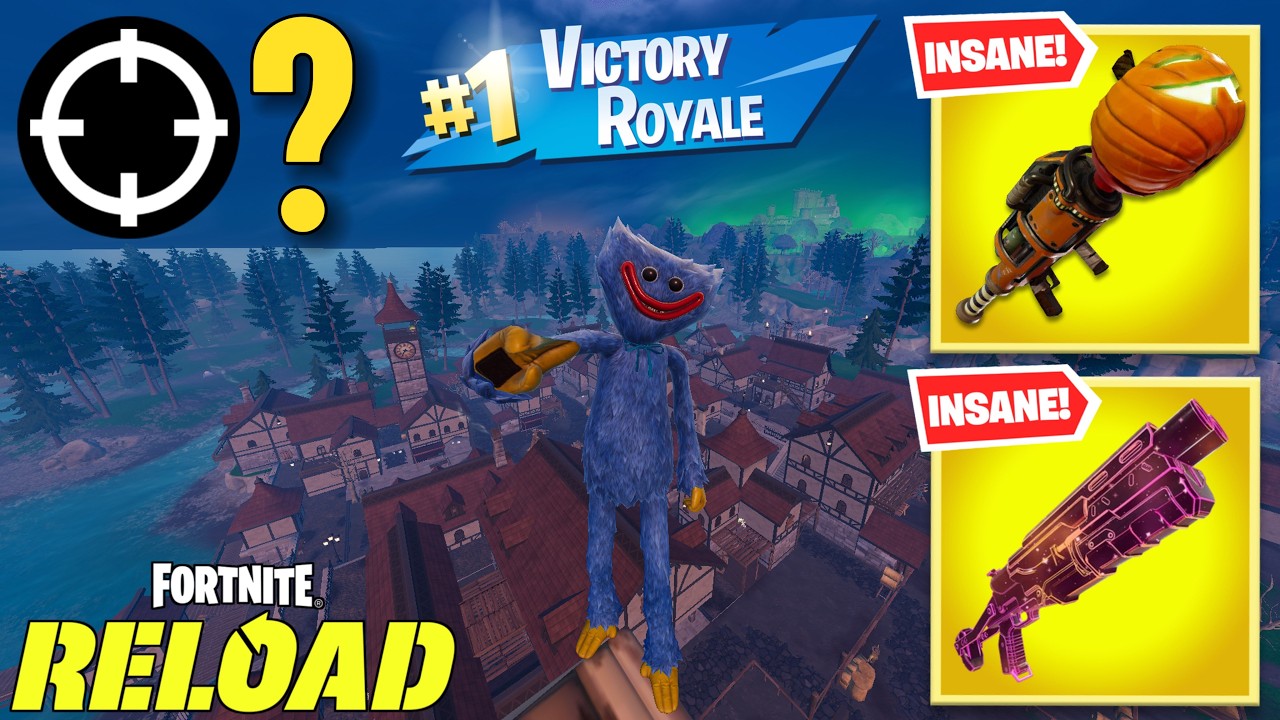 NEW HUGGY WUGGY SKIN! | Fortnite Reload | High Kill Squad Gameplay | Keyboard & Mouse
