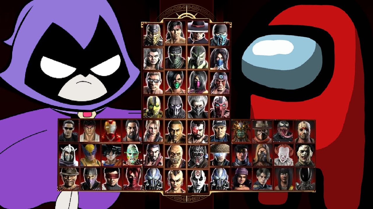 Mortal Kombat 9 - Expert Tag Ladder (RAVENA TEEN TITANS & AMONG US) - Gameplay @(1080p) - 60ᶠᵖˢ ✔