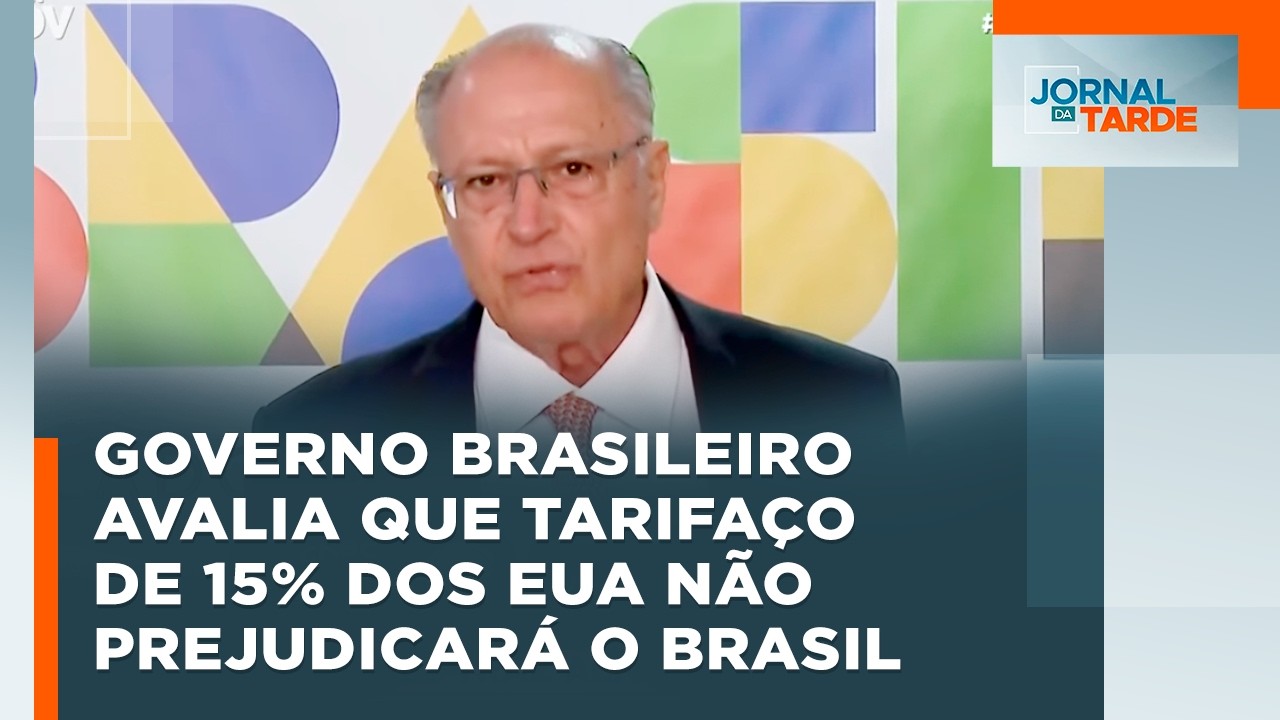 Governo brasileiro avalia que tarifaço de 15% dos EUA não prejudicará o Brasil