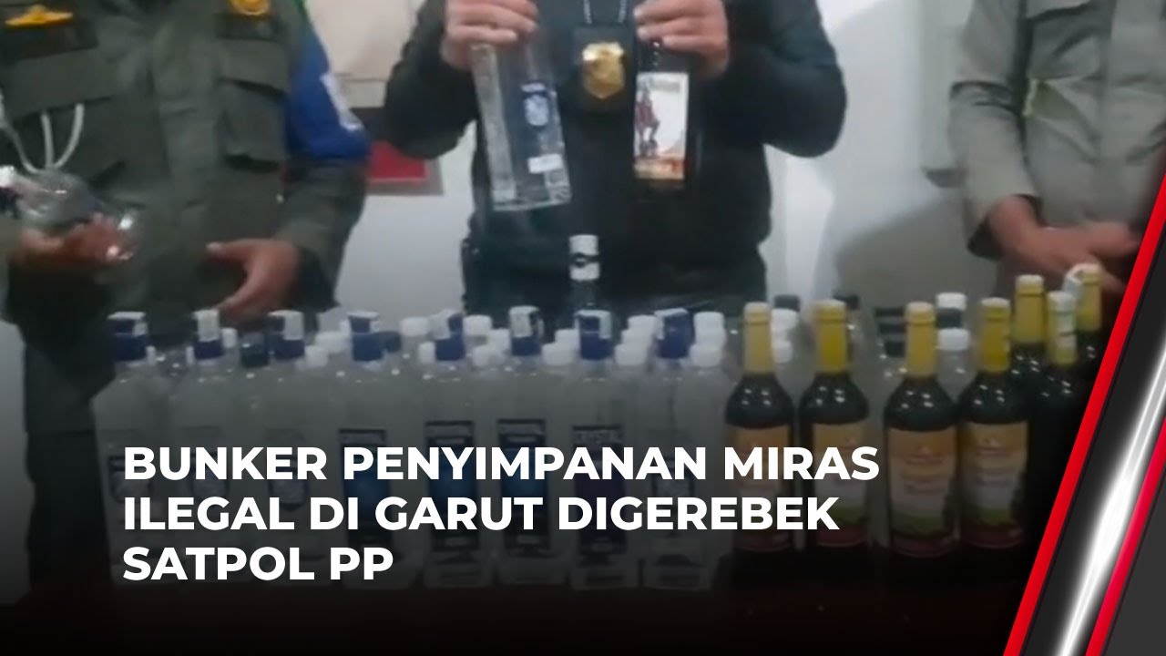 Satpol PP Garut Gerebek Bunker Bawah Tanah yang Digunakan untuk Simpan Miras Ilegal | OneNews Update