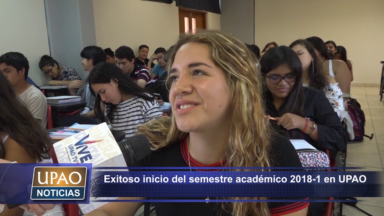 NOTA INICIO DE CLASES UPAO 2018