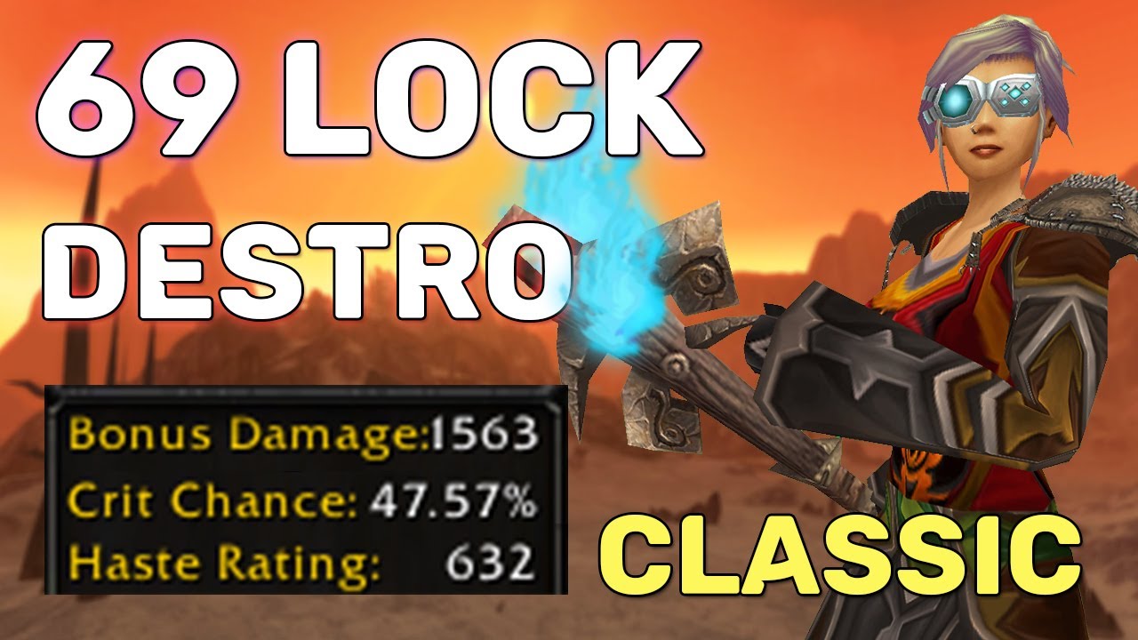 Dommedag | Level 69 Destruction Warlock Twink PvP | WoW WotLK Classic