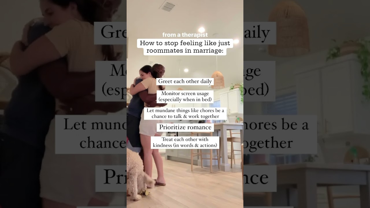 How to stop feeling like roommates in marriage #couples #relationshipbuilding #healthycommunication
