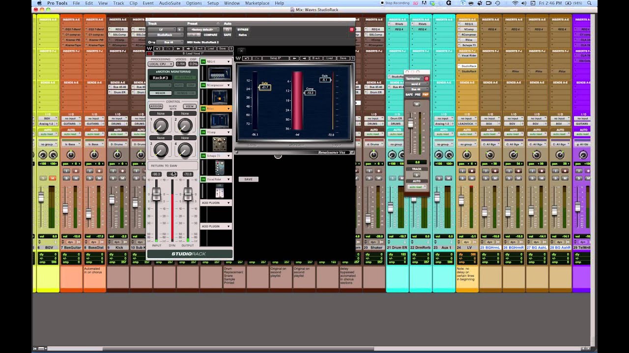 Сведение с Майком: плагин недели &mdash; Waves StudioRack