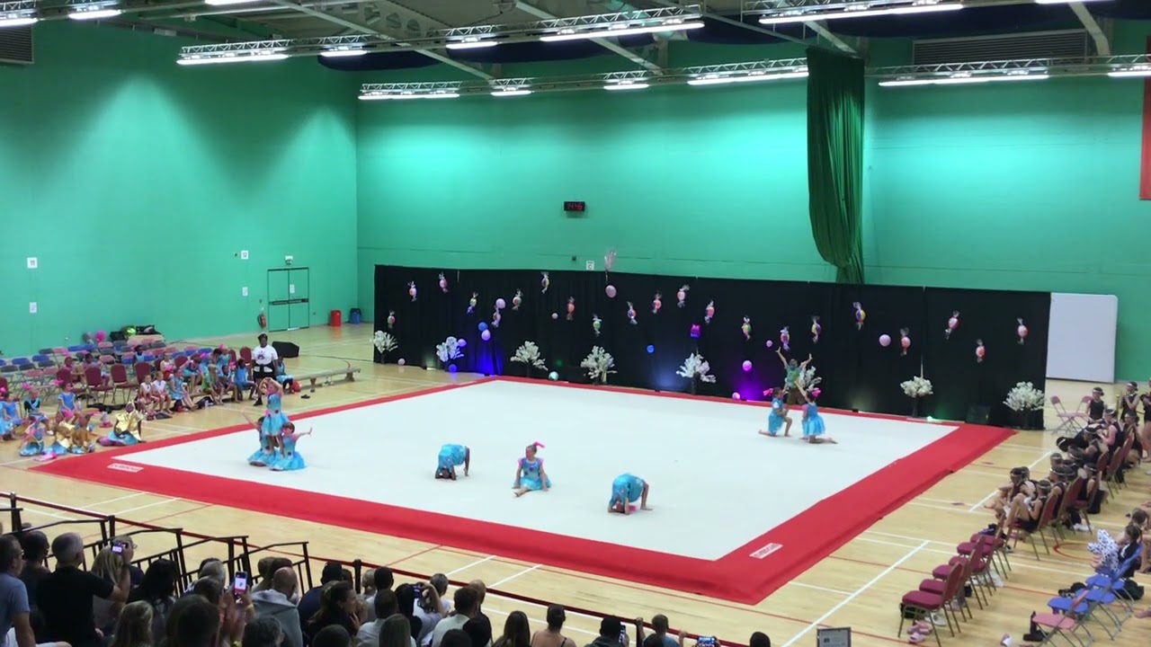Catleaps Gymnastics Trolls Routine - Can't Stop the Feeling
