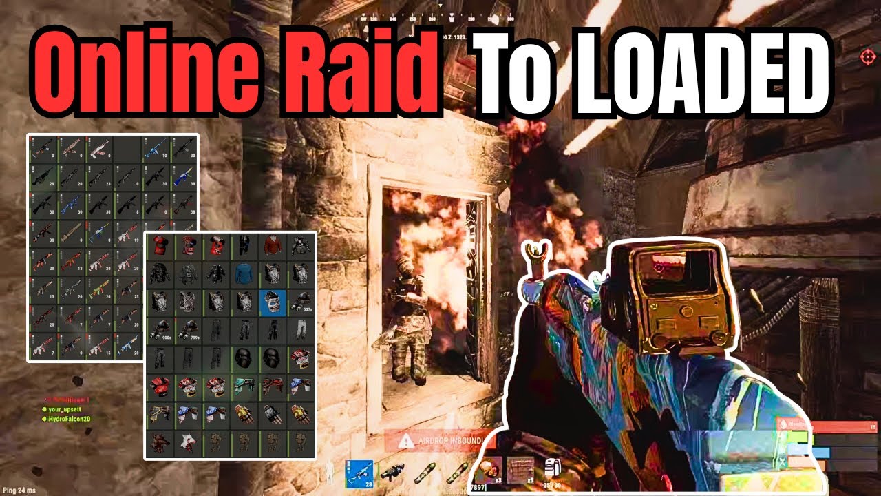 How A Online Raid Got Me LOADED - Rust Console
