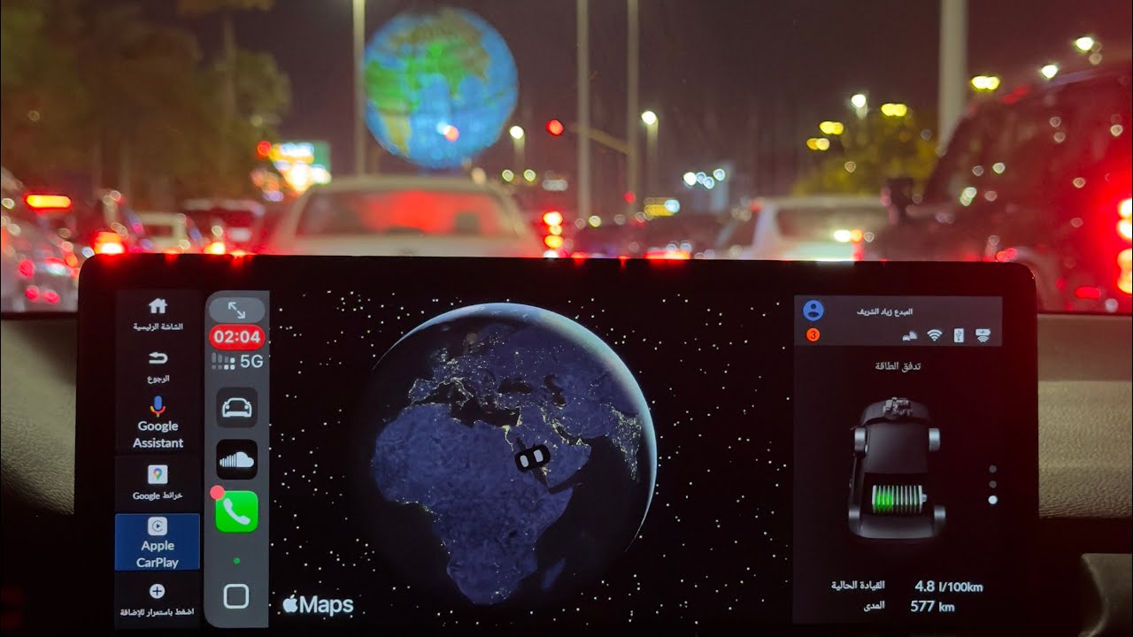 شرح كيف تستفيد من خدمات قوقل على شاشة هوندا اكورد