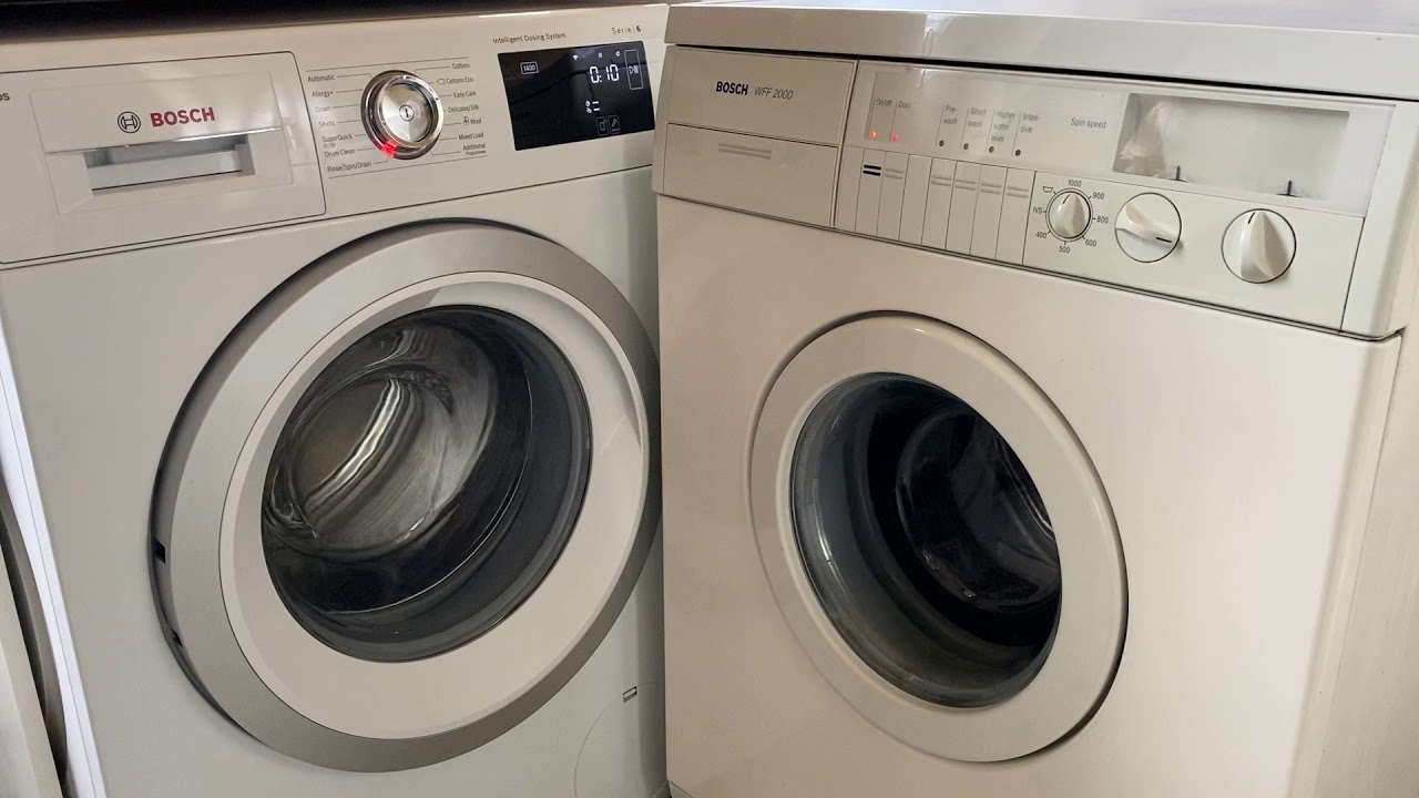 Bosch Spin Race: WFF2000 vs Serie 6 - 22yr Difference