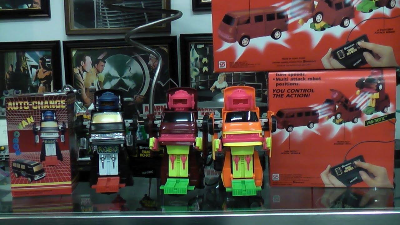 Robot - Vans. Auto - change 1980's & Trans Mo Bots 1993 Hong Kong.