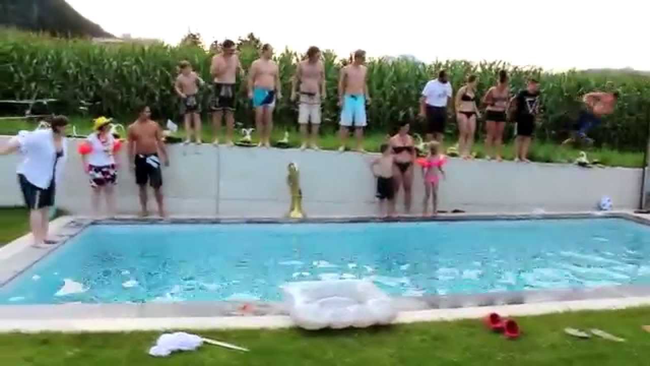 Cold Water Challenge 2014 Musikkapelle Ranggen