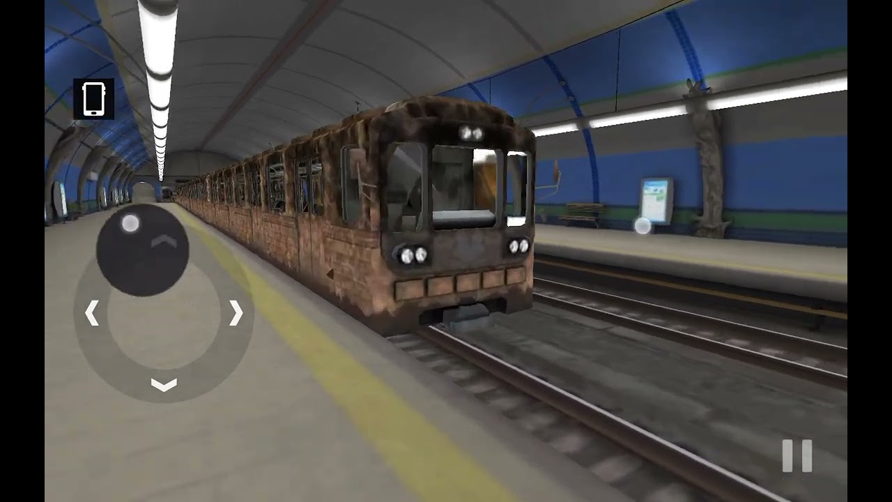 Обзор желтой (островной ) линии в Subway simulator 3D!