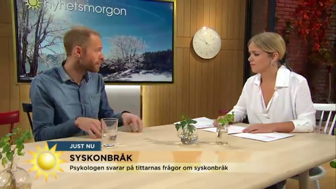 Så löser du bråk och tjafs mellan syskon - Nyhetsmorgon (TV4)