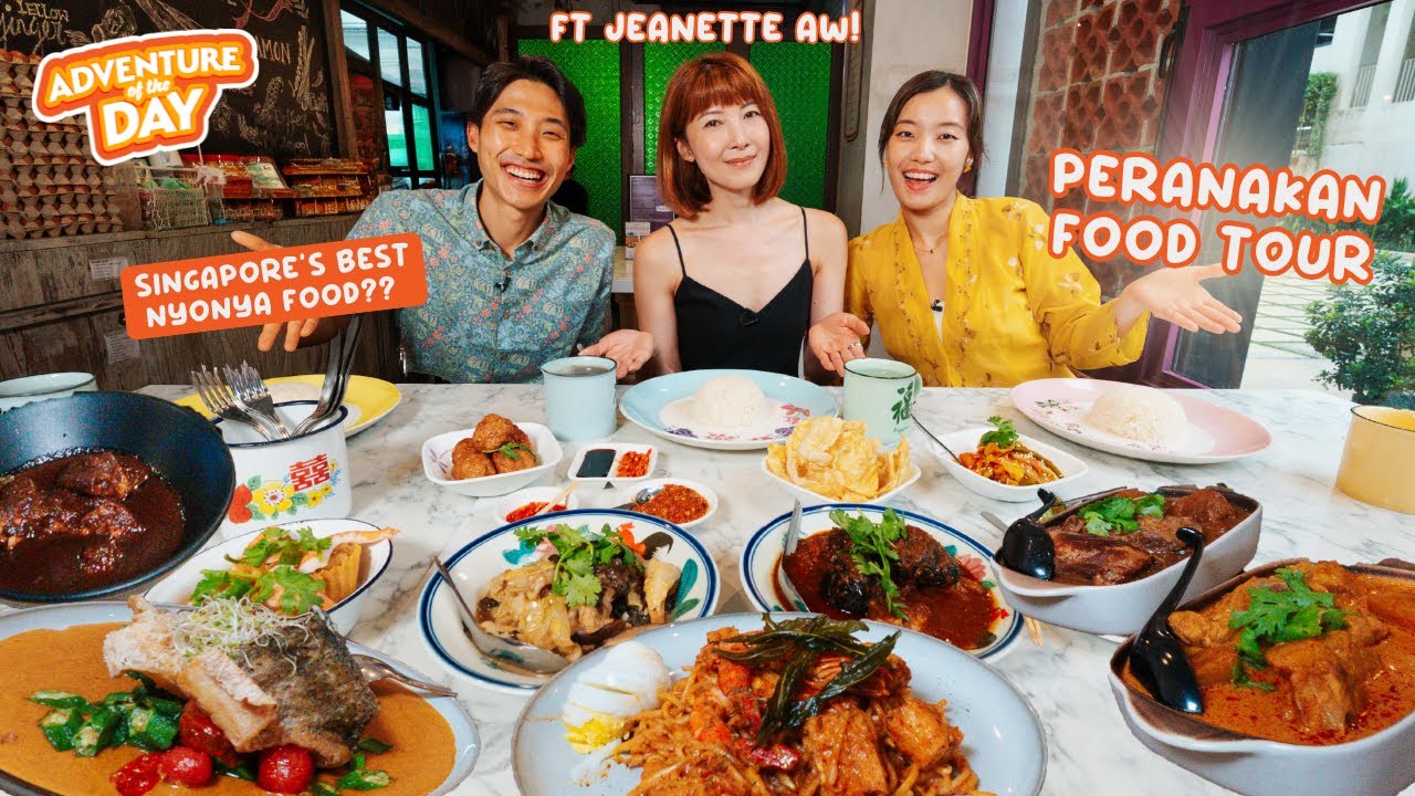 TOP 3 Peranakan Spots in Singapore Ft. Jeanette Aw! | Adventure Of The Day Episode 27!