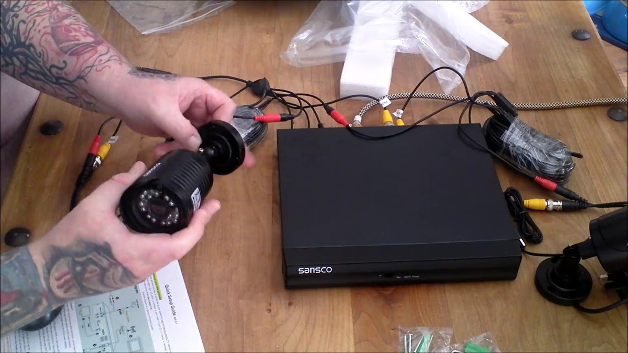 UNBOXING SANSCO Smart Security CCTV System