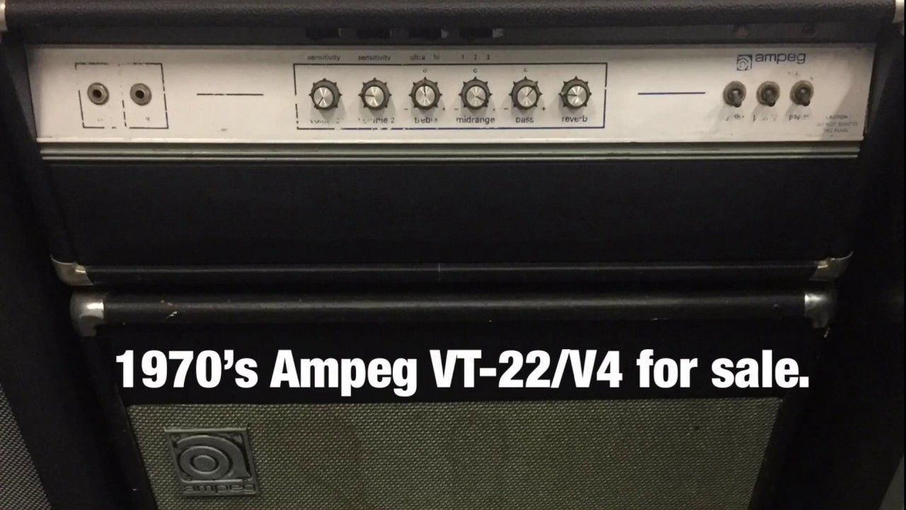 Vintage 70&rsquo;s Ampeg VT-22 / V4 for sale.
