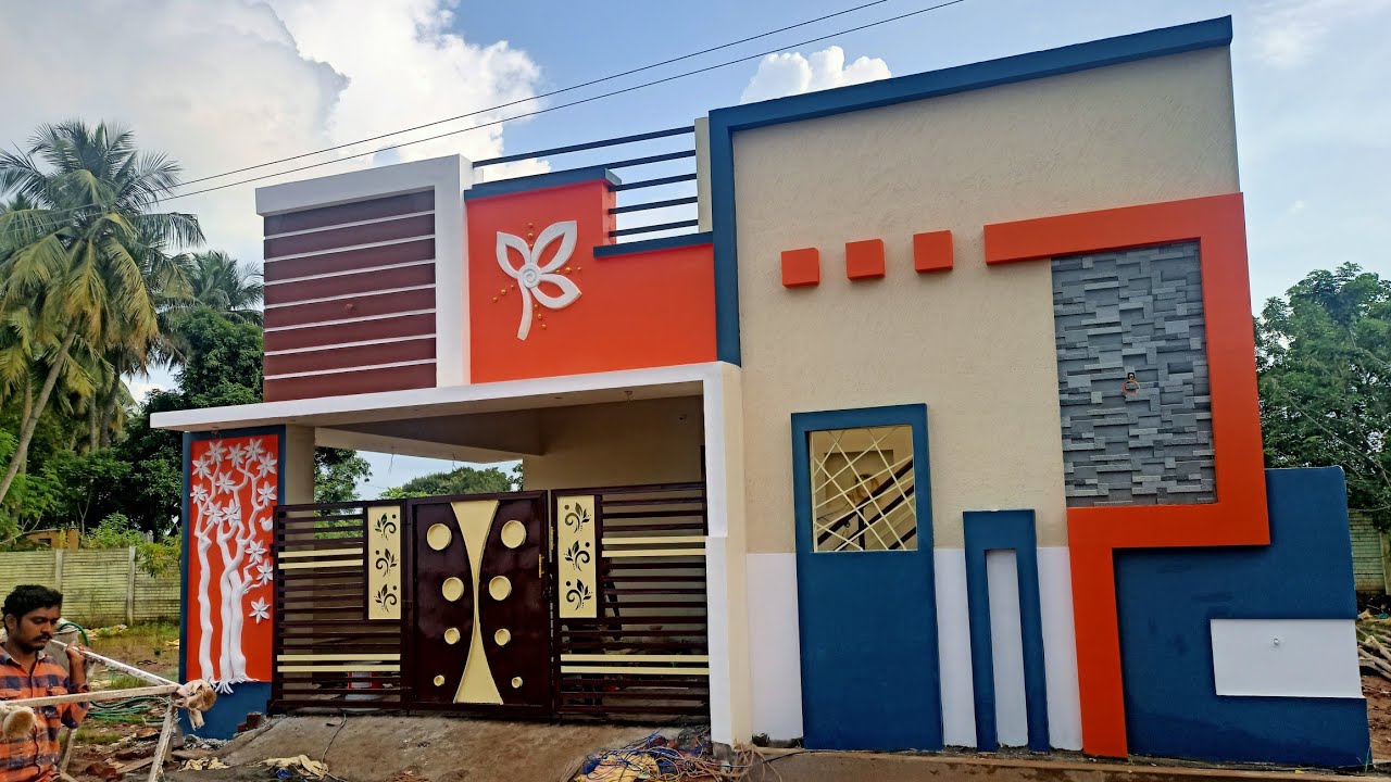 New House for sale in dharasuram | DTCP Approved land | 2BHK House |North facing House in kumbakonam