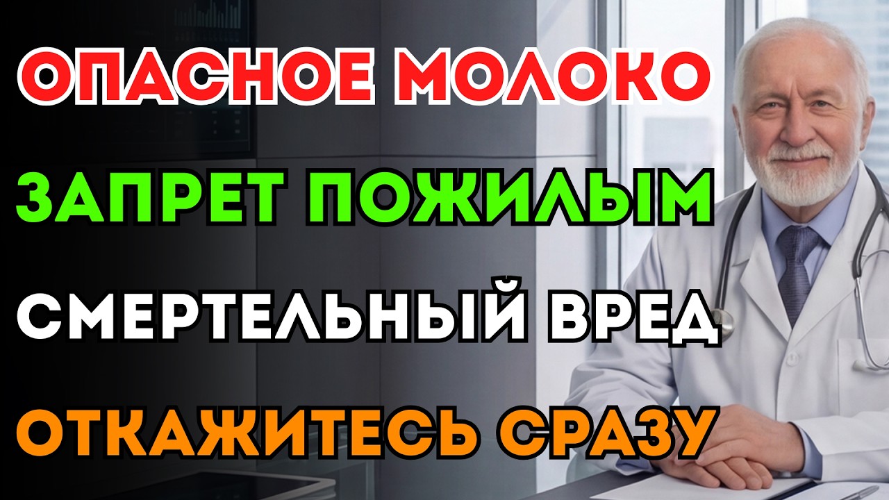 Врачи предупреждают: Эти 4 вида молока опасны после 60! А эти 4 продлевают жизнь пожилым