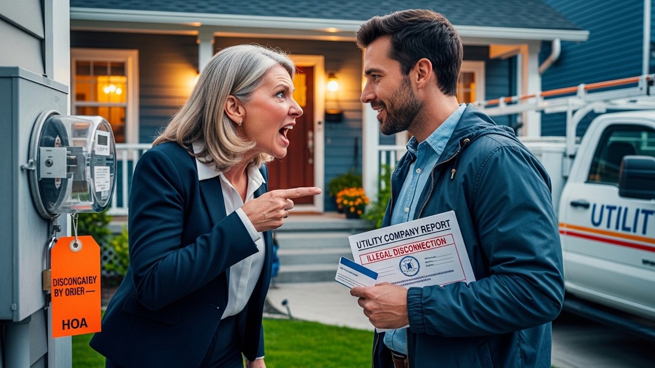 HOA Turned Off My Power Illegally, The Utility Company Sided With Me And Threatened Them