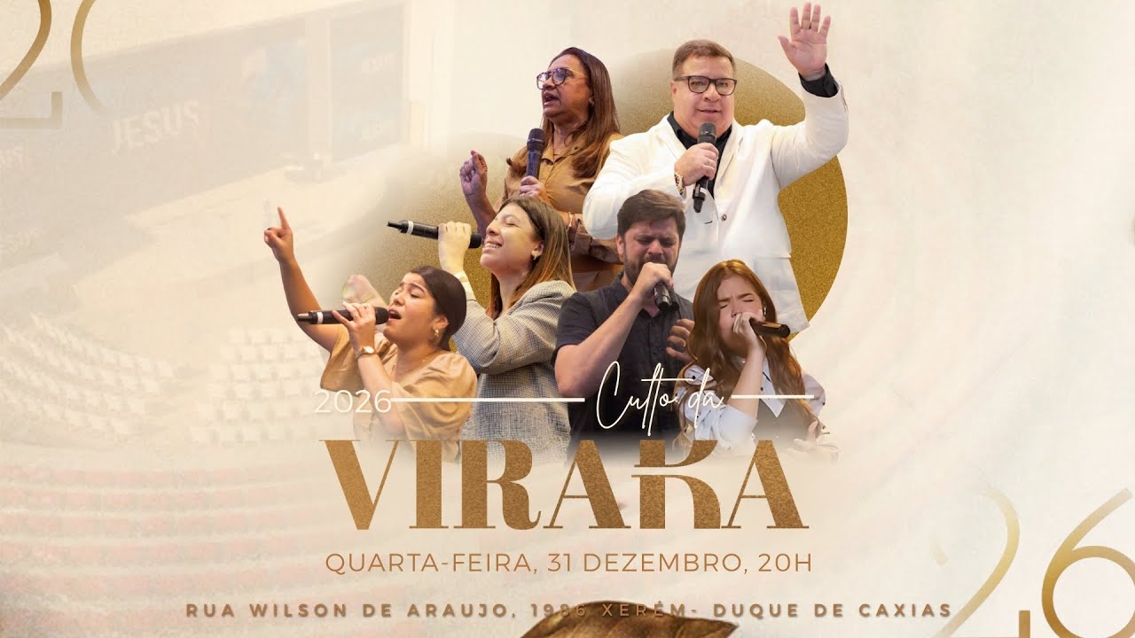 CULTO DA VIRADA | 31 DE DEZEMBRO DE 2025 | Pr. Ananias José