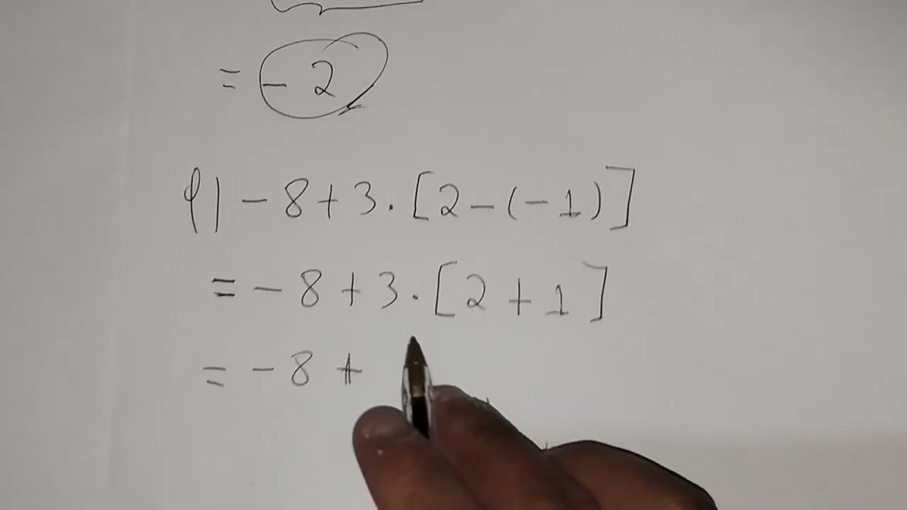 Calcule. a) −5 − 3 ⋅ (−2)  b) |−11|  c) |7 − 4| + |4 − 7|  d) 2 + 5 ⋅ (−3) − (−4)  e) −11 − 2 ⋅ (−3)