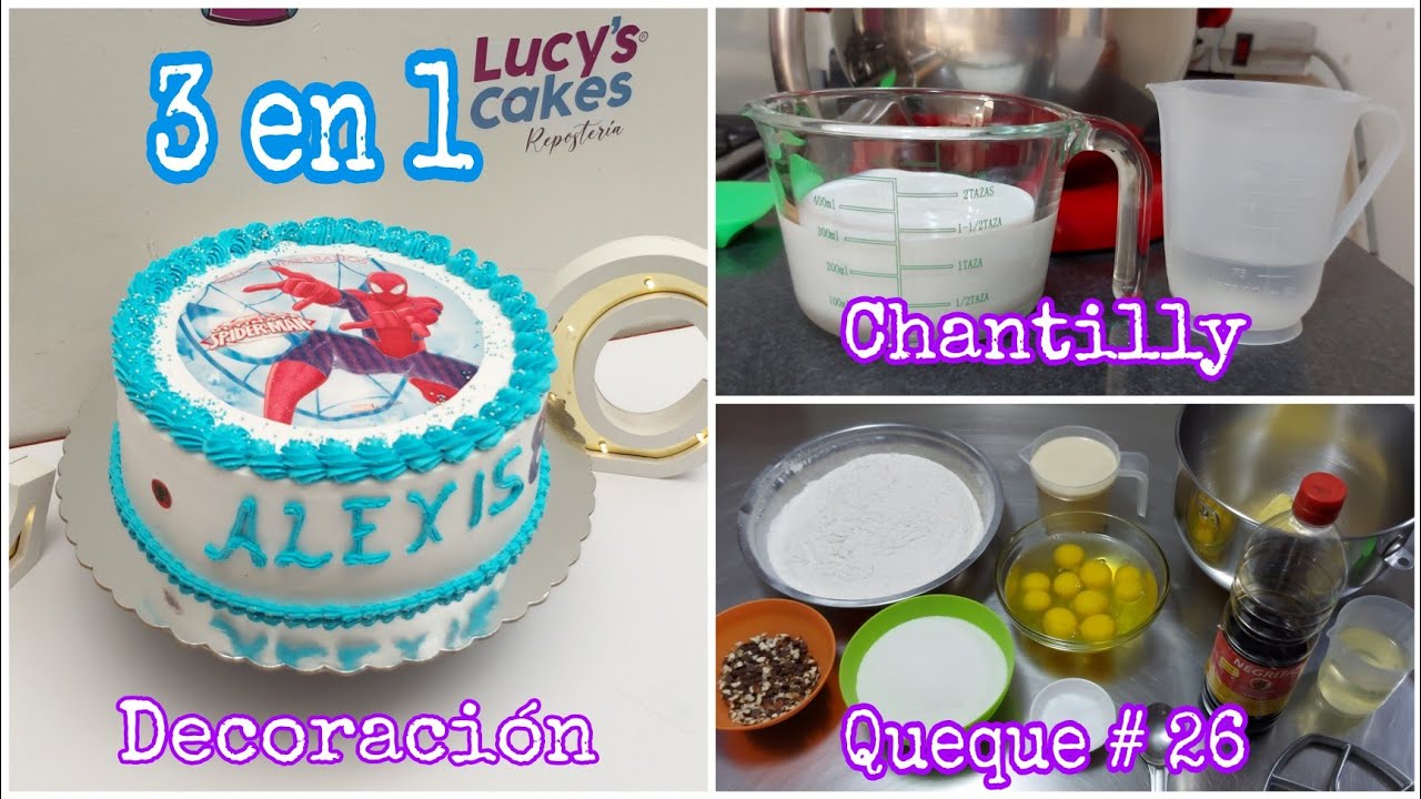 todo en un solo video para empezar a vender pasteles | receta + horneado + hantilly + decoración