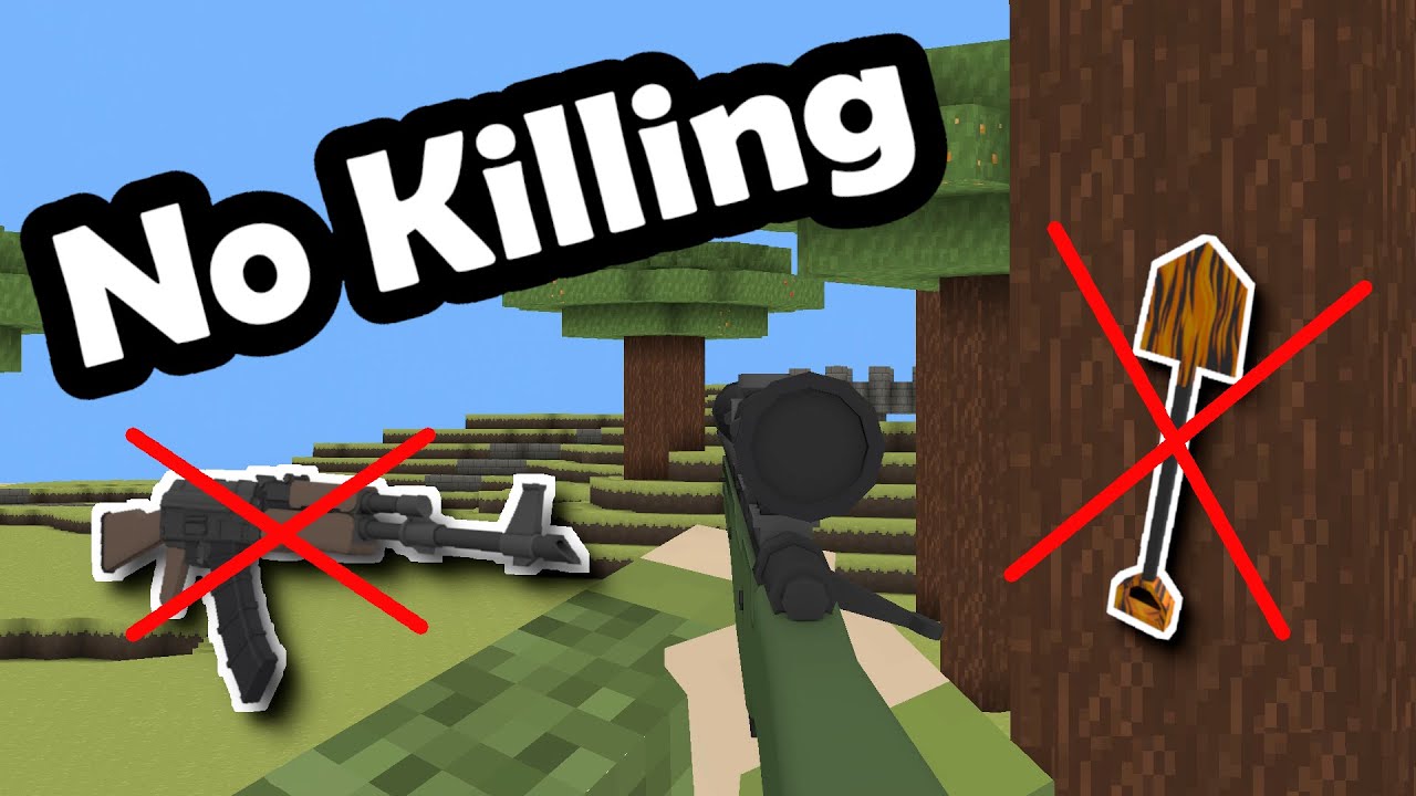 Winning Battle Royale Without Killing || Voxiom.io