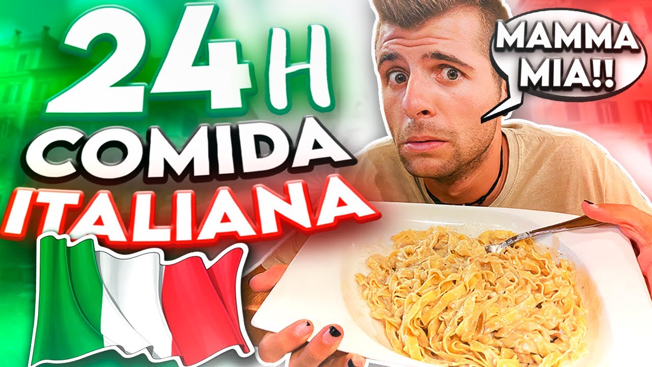 24H COMIENDO COMIDA ITALIANA!! 🇮🇹 - @ibngarcia