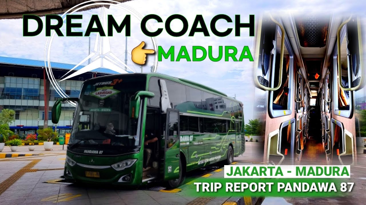 NYOBAIN PEMAIN BARU BUS SLEEPER JAKARTA MADURA || TRIP REPORT PANDAWA 87