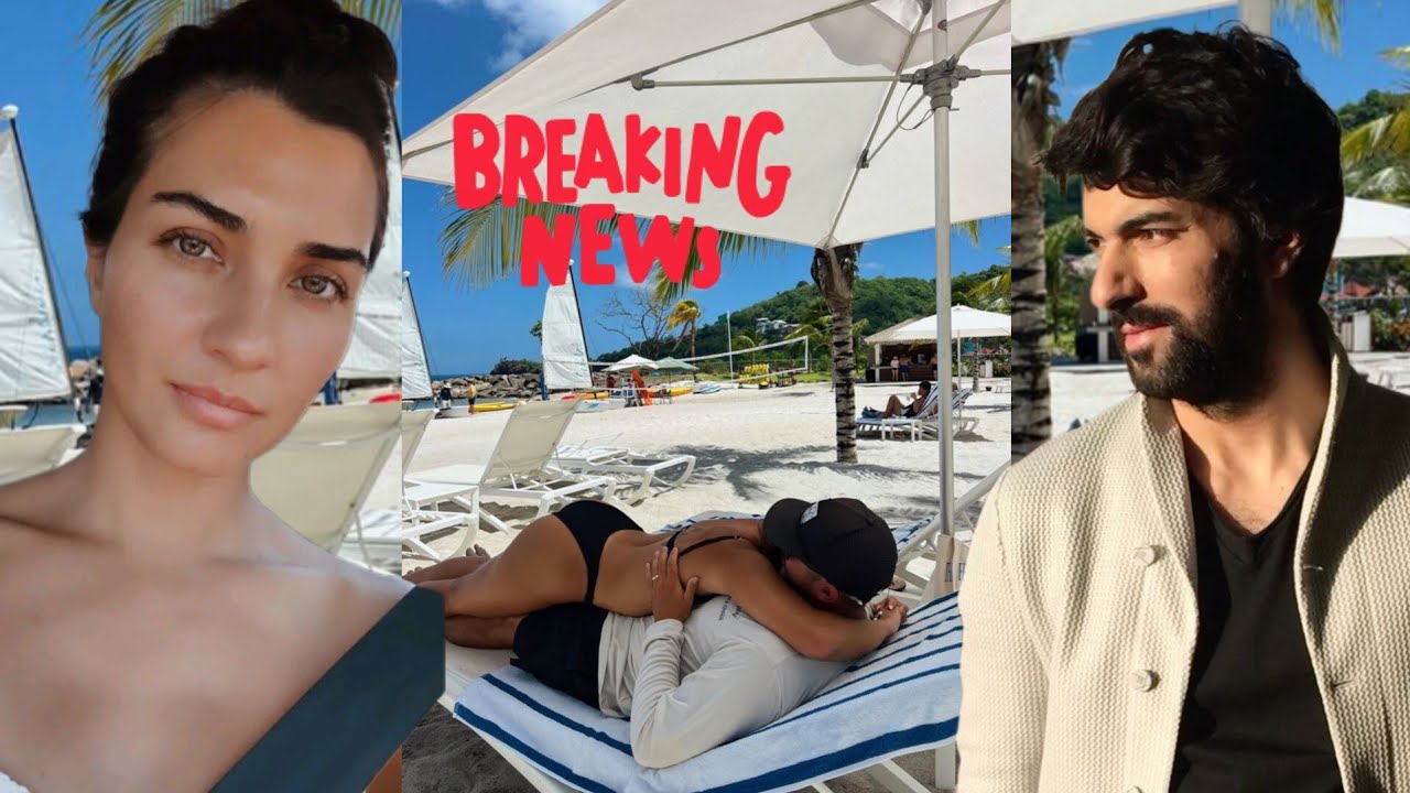 Tuba Büyüküstün and Engin Akyürek's holiday pose #tubabüyüküstün #enginakyürek #reklam #keşfetteyiz 