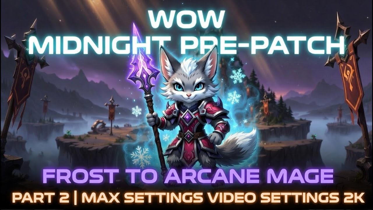 WoW Midnight Pre-Patch — Frost to Arcane Mage Part 2 | Max Settings Video Settings 2k