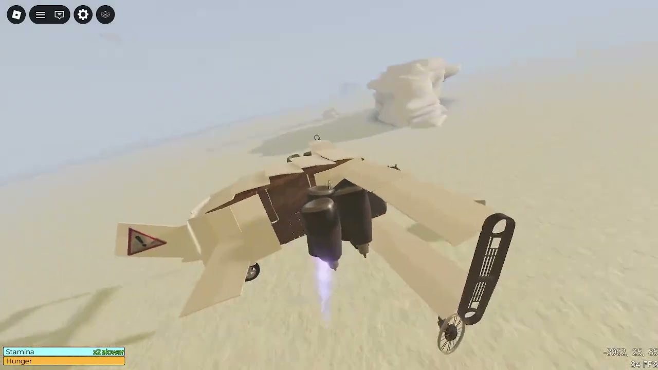 Double Wing airplane Test 1