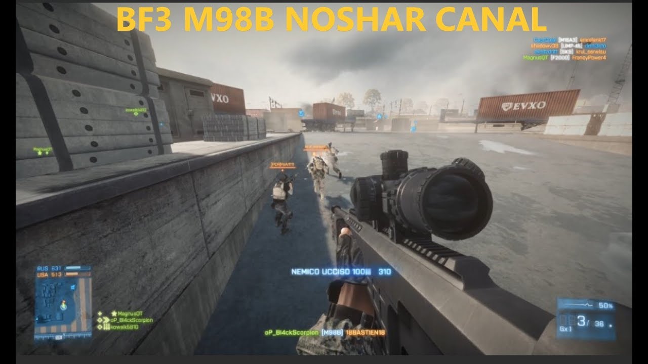 BF3 M98B Moments _ Battlefield 3 SNIPER Gameplay [1440p 60fps] #bf4 #60fps #1440p #2k